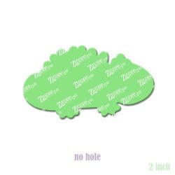 Alternative view of Iguana – Acrylic Badge Reel Blank (2") No Hole | Optional Sticker or UV DTF