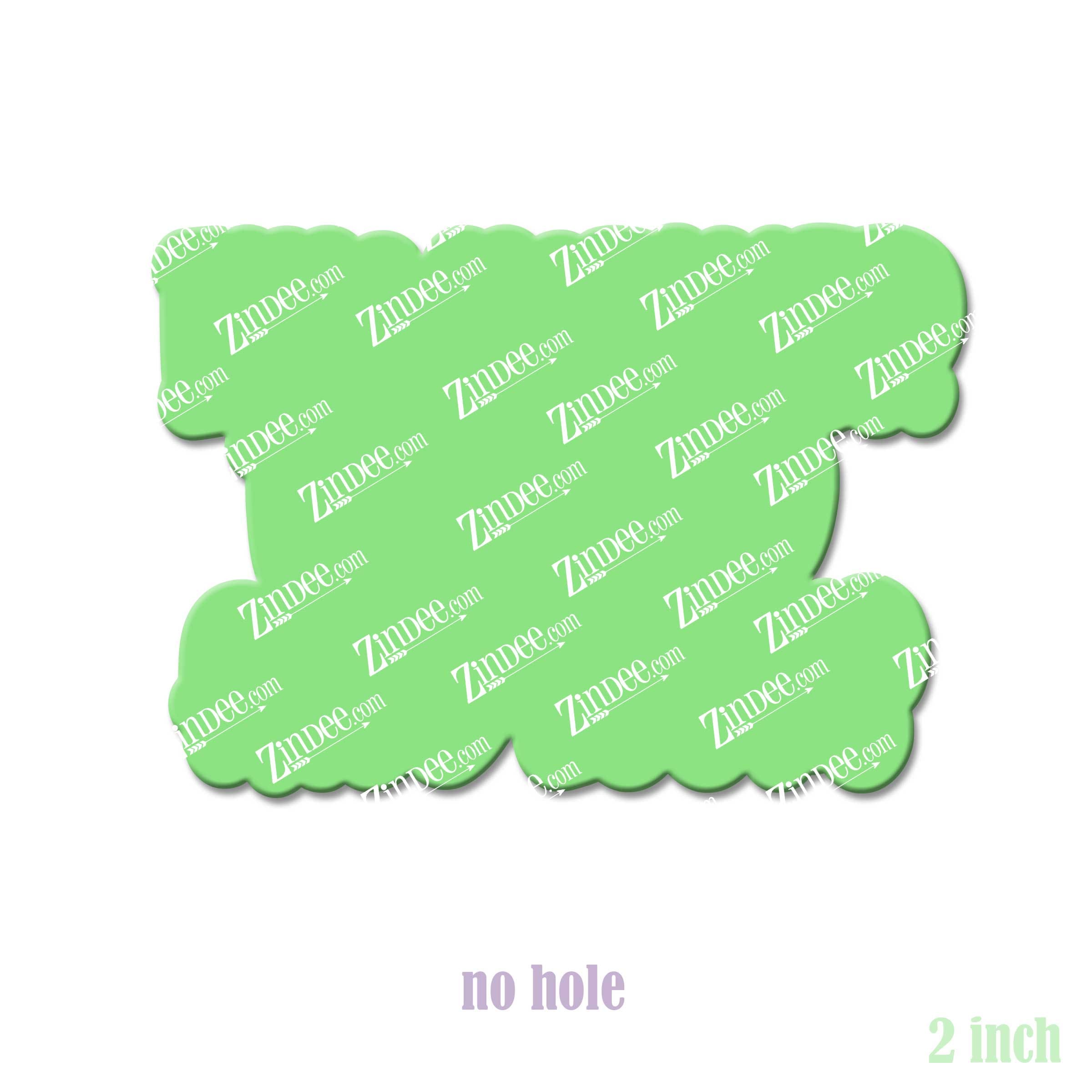 I'm Meaner Acrylic Blank- Sticker- UV DTF (2 inch) NO HOLE - Image 2