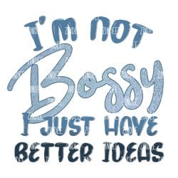 I'm Not Bossy (download)