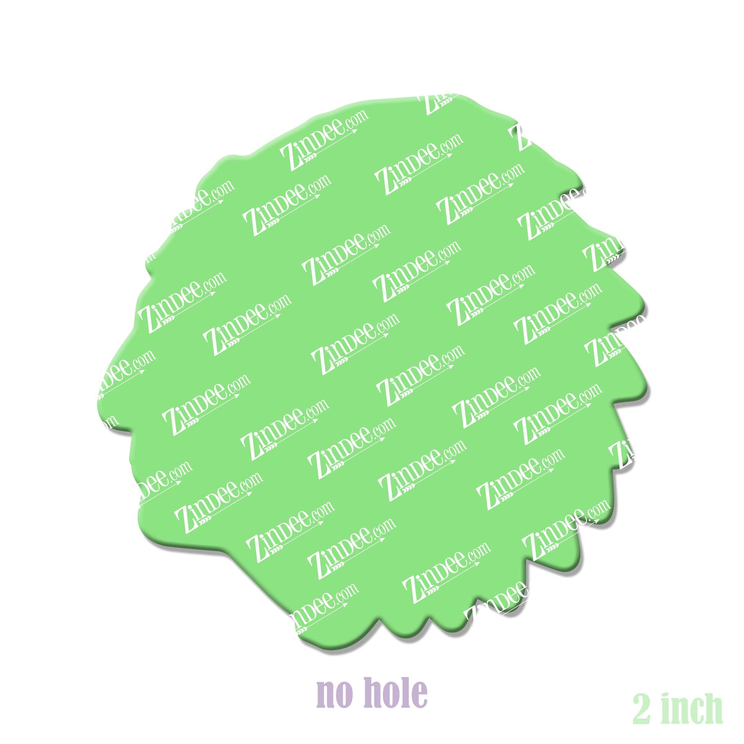 Indian acrylic blank (2 inch) NO HOLE