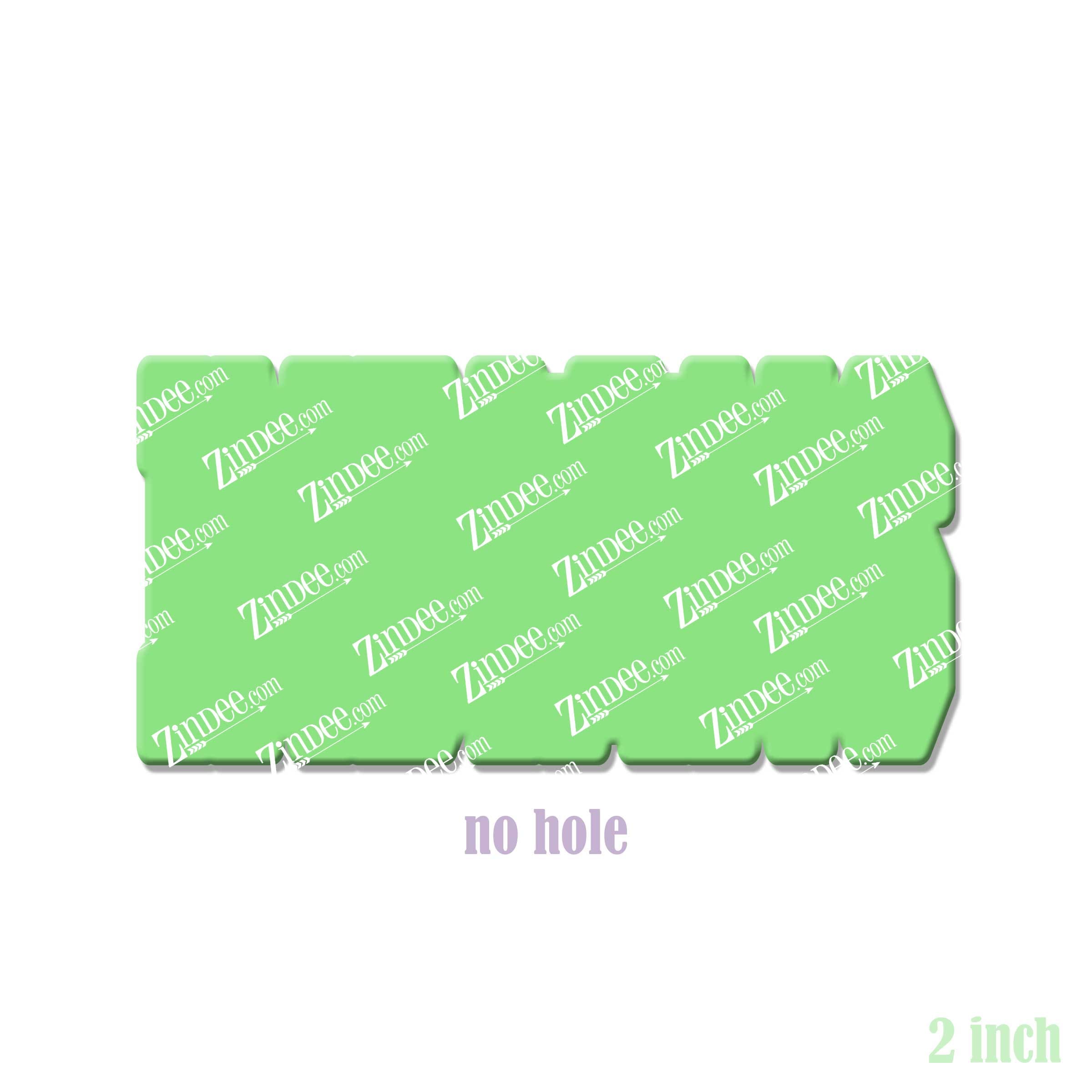 Indians (word) acrylic blank (2 inch) NO HOLE (5 piece minimum)