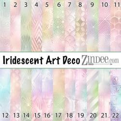 Iridescent Art Deco (vinyl)