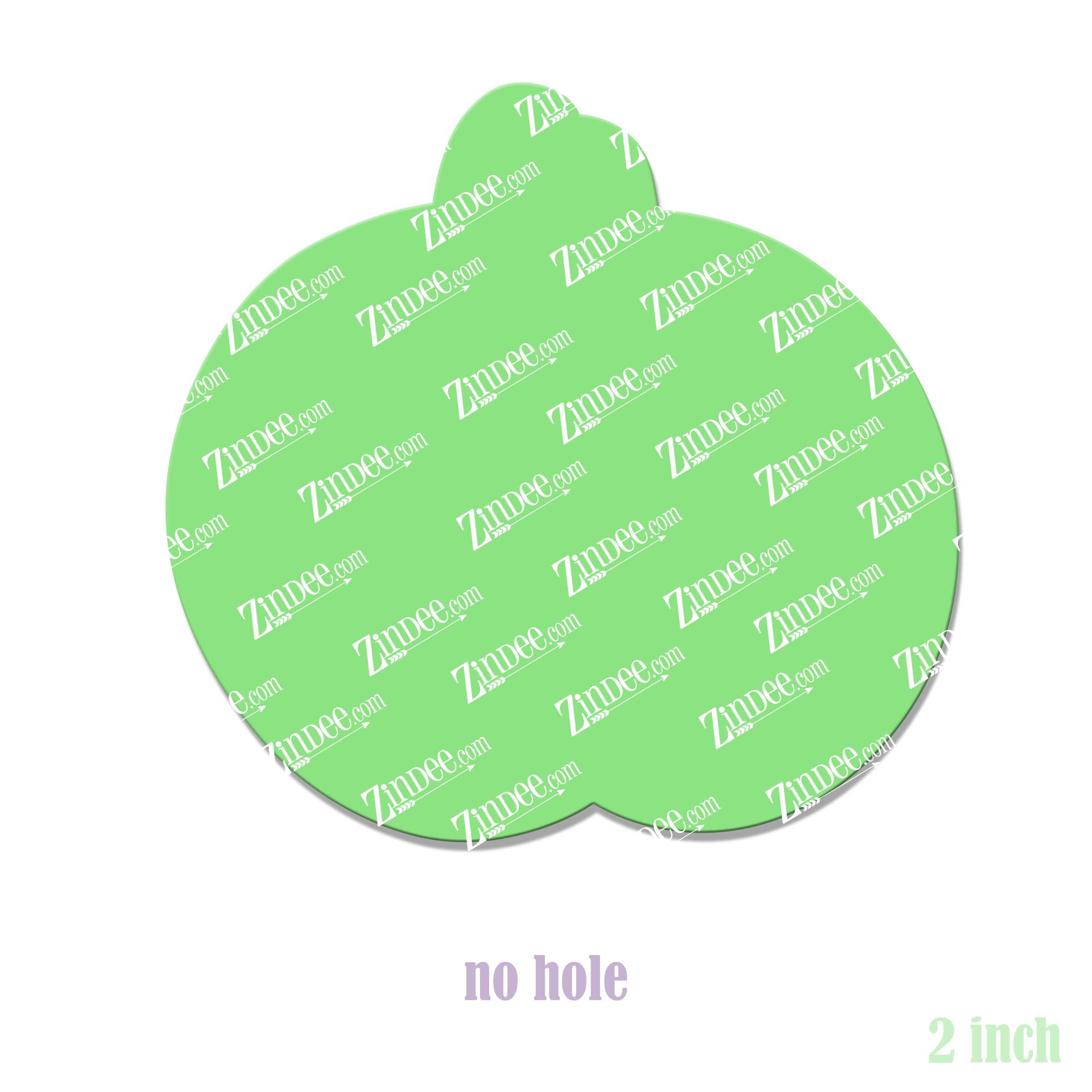 Alternative view of Jack O Lantern Cookie Acrylic Blank- Sticker- UV DTF (2 inch) NO HOLE