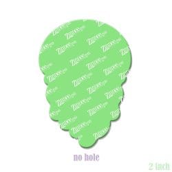 Alternative view of Jellyfish Baby – Acrylic Badge Reel Blank (2") No Hole | Optional Sticker or UV DTF