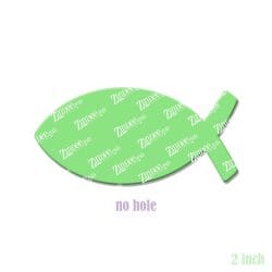 Jesus Fish acrylic blank (2 inch) NO HOLE