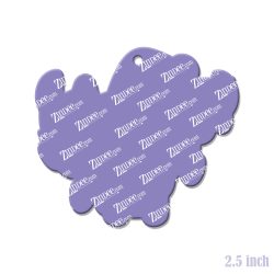 Alternative view of Jolly Reindeer Acrylic Blank- Sticker- UV DTF (2.5 inch)