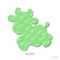Alternative view of Jumping Cow – Acrylic Badge Reel Blank (2") No Hole | Optional Sticker or UV DTF