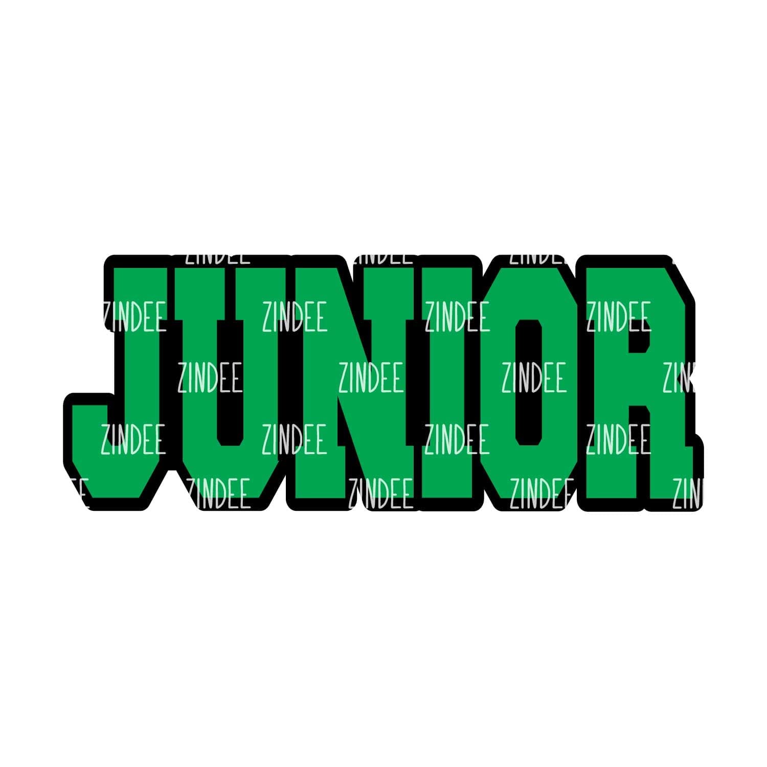 Junior (word) acrylic blank (3 inch) - Image 2