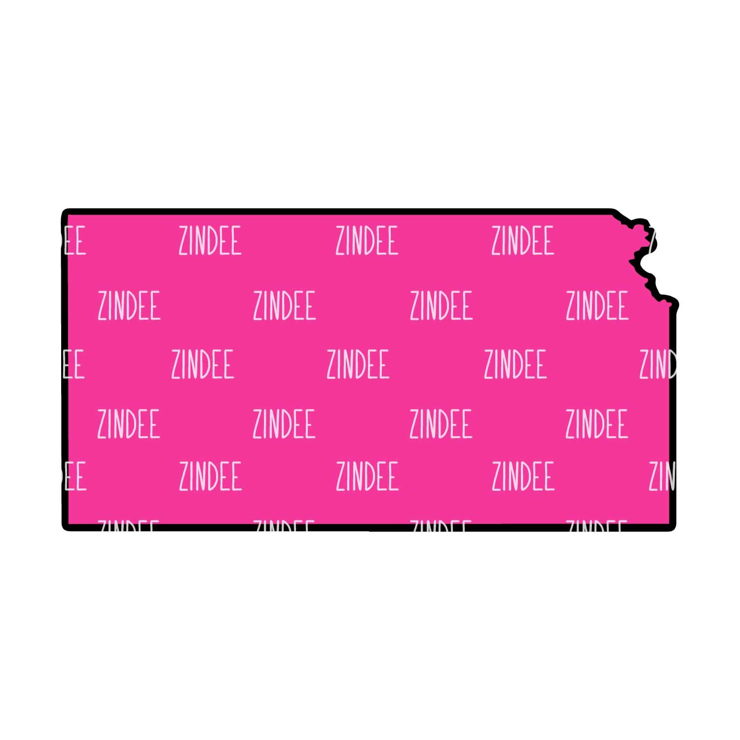 Kansas Acrylic Blank- Sticker- UV DTF (3 inch)