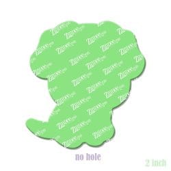 Alternative view of Kawaii Puppy – Acrylic Badge Reel Blank (2") No Hole | Optional Sticker or UV DTF