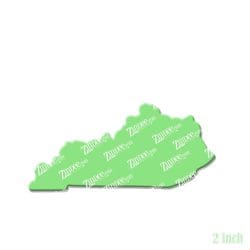 Alternative view of Kentucky – Acrylic Badge Reel Blank (2") No Hole | Optional Sticker or UV DTF
