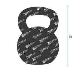 Alternative view of Kettle Bell – Acrylic Keychain Blank (3") | Optional Sticker or UV DTF