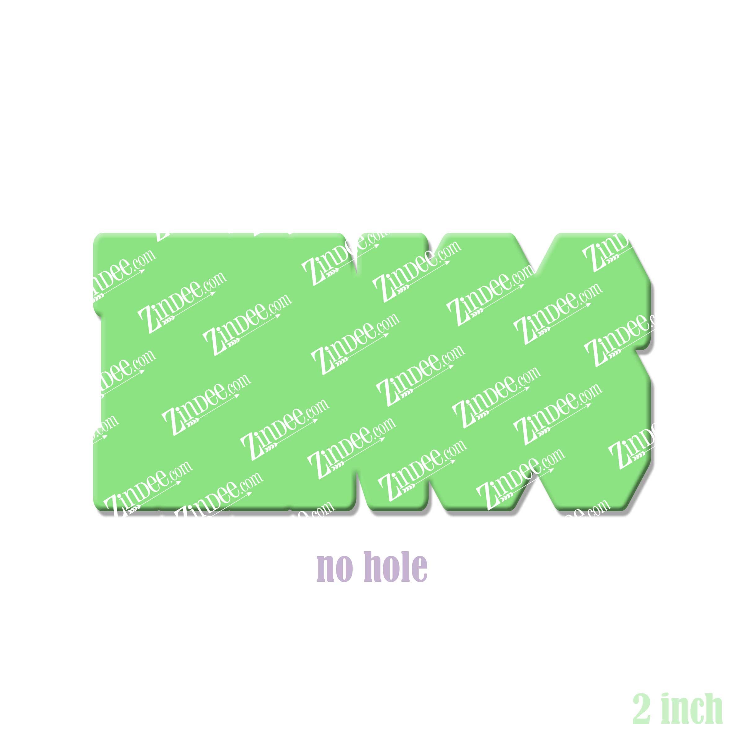 Kings (word) acrylic blank (2 inch) NO HOLE (5 piece minimum)