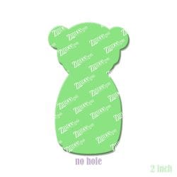 Kokeshi Doll acrylic blank (2 inch) NO HOLE (5 piece minimum)