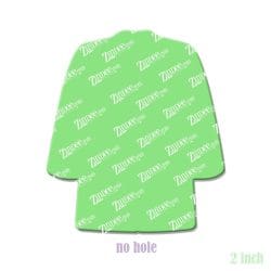 Alternative view of Lab Coat – Acrylic Badge Reel Blank (2") No Hole | Optional Sticker or UV DTF