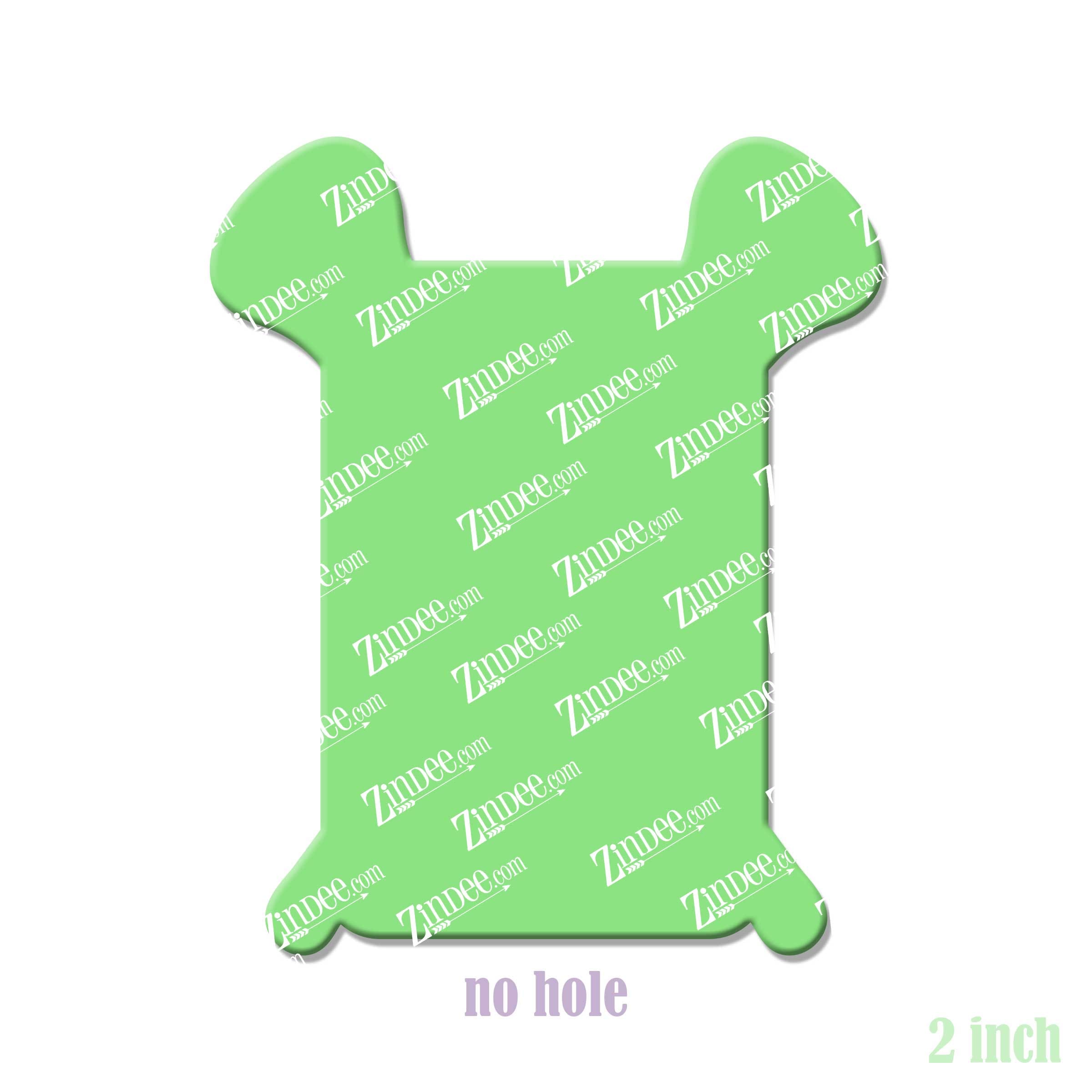 Lacrosse Sticks acrylic blank (2 inch) NO HOLE (5 piece minimum)