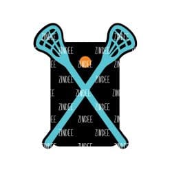 Alternative view of Lacrosse Sticks acrylic blank (3 inch)