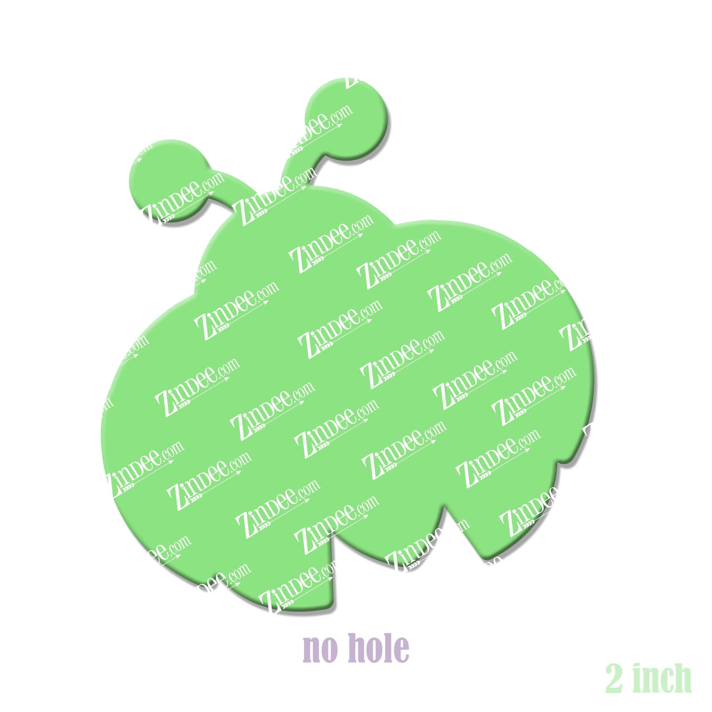 Alternative view of Ladybug Acrylic Blank- Sticker- UV DTF (2 inch) NO HOLE