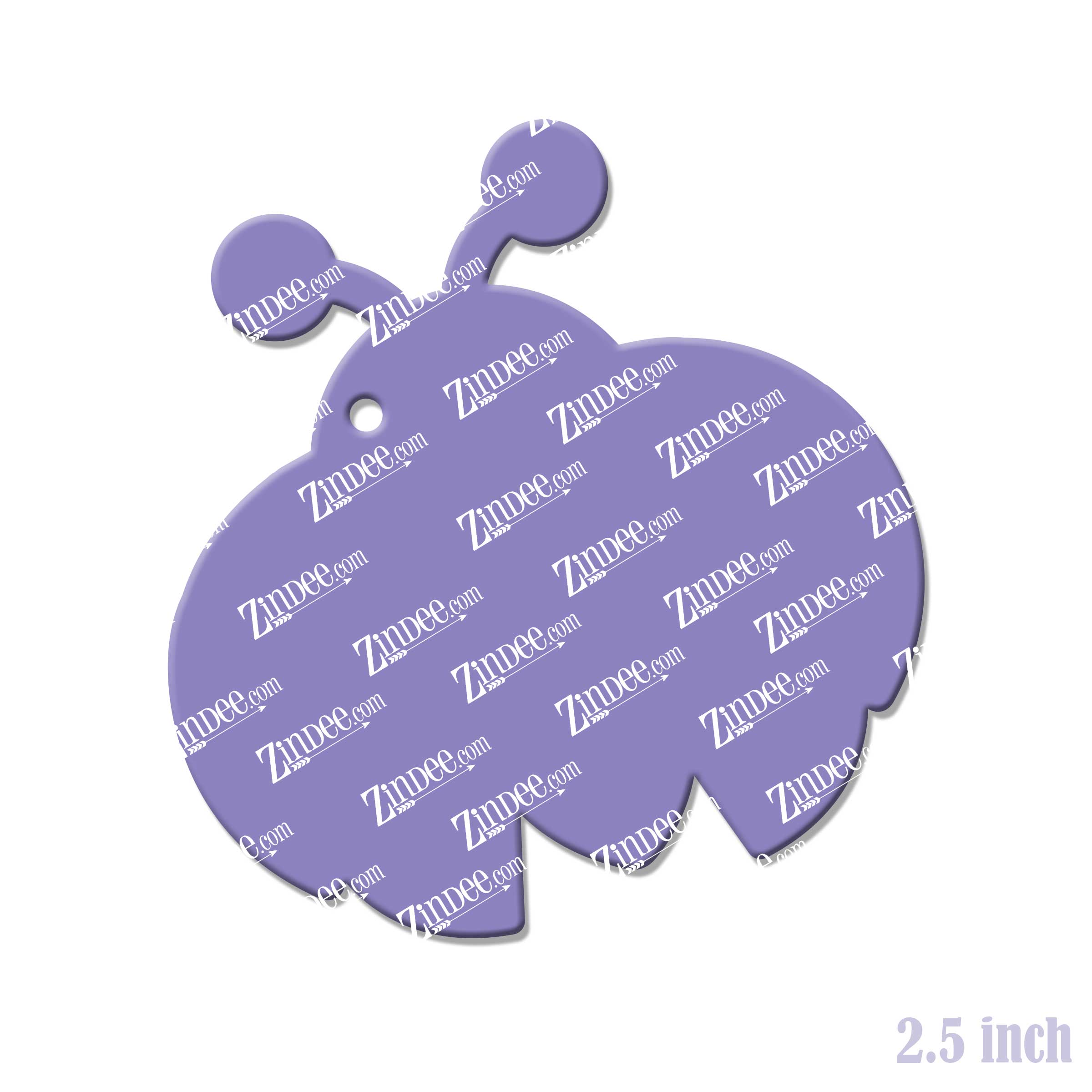 Ladybug Acrylic Blank- Sticker- UV DTF (2.5 inch) - Image 2
