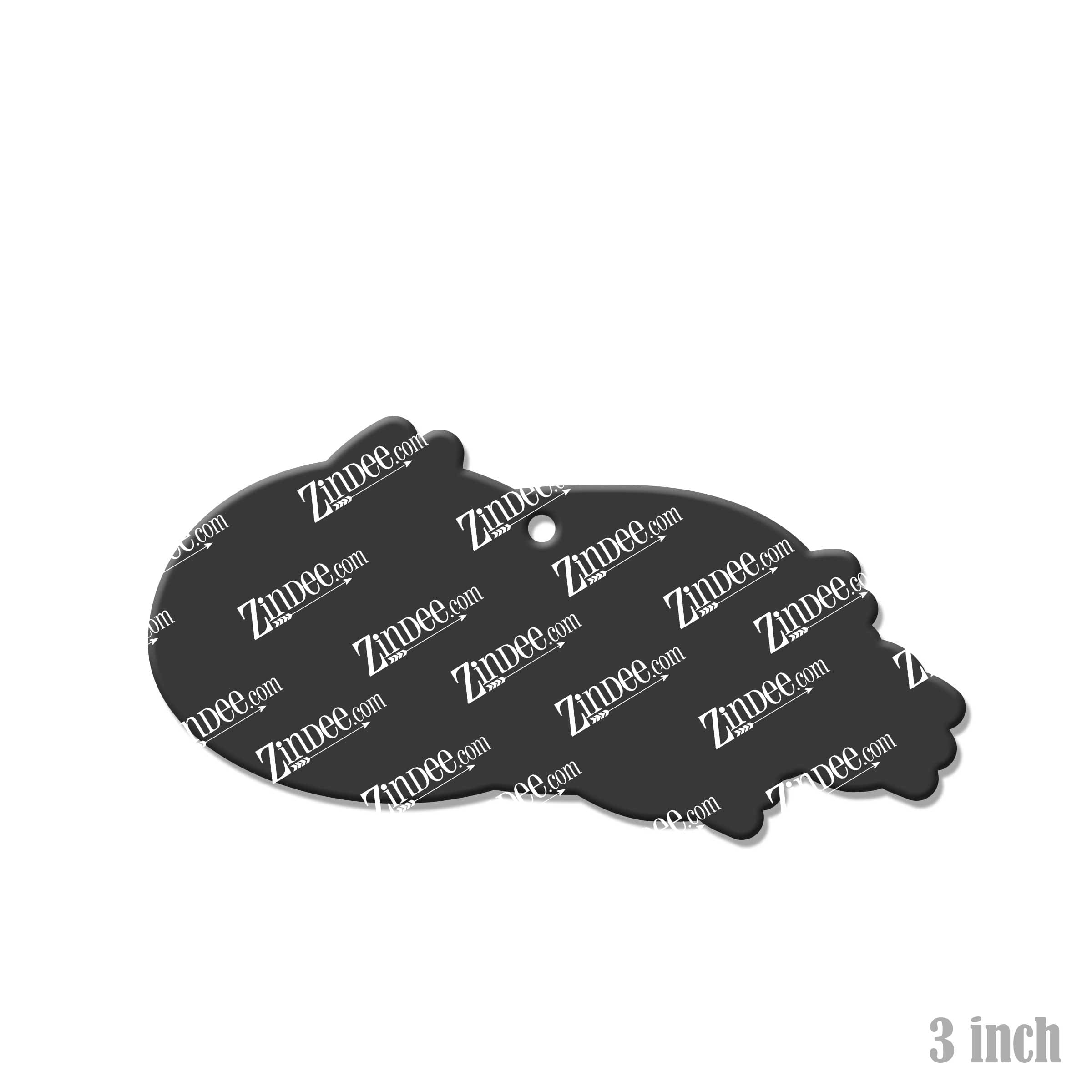 Alternative view of Lazy Sloth Acrylic Blank- Sticker- UV DTF (3 inch)