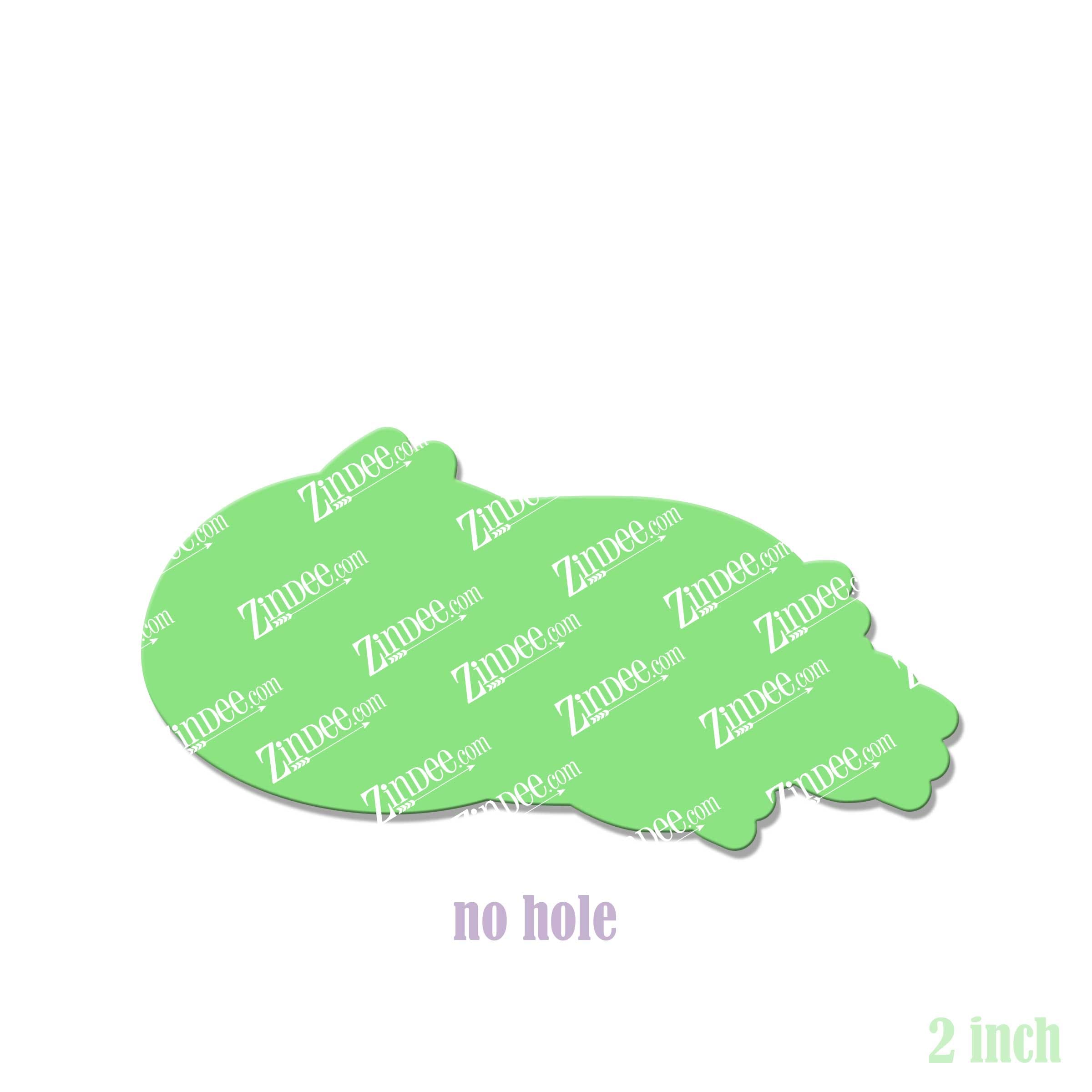 Alternative view of Lazy Sloth Acrylic Blank- Sticker- UV DTF (2 inch) NO HOLE