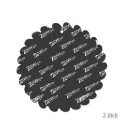 Alternative view of Leafy Circle – Acrylic Keychain Blank (3") | Optional Sticker or UV DTF