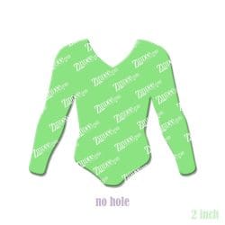 Leotard acrylic blank (2 inch) NO HOLE (5 piece minimum)