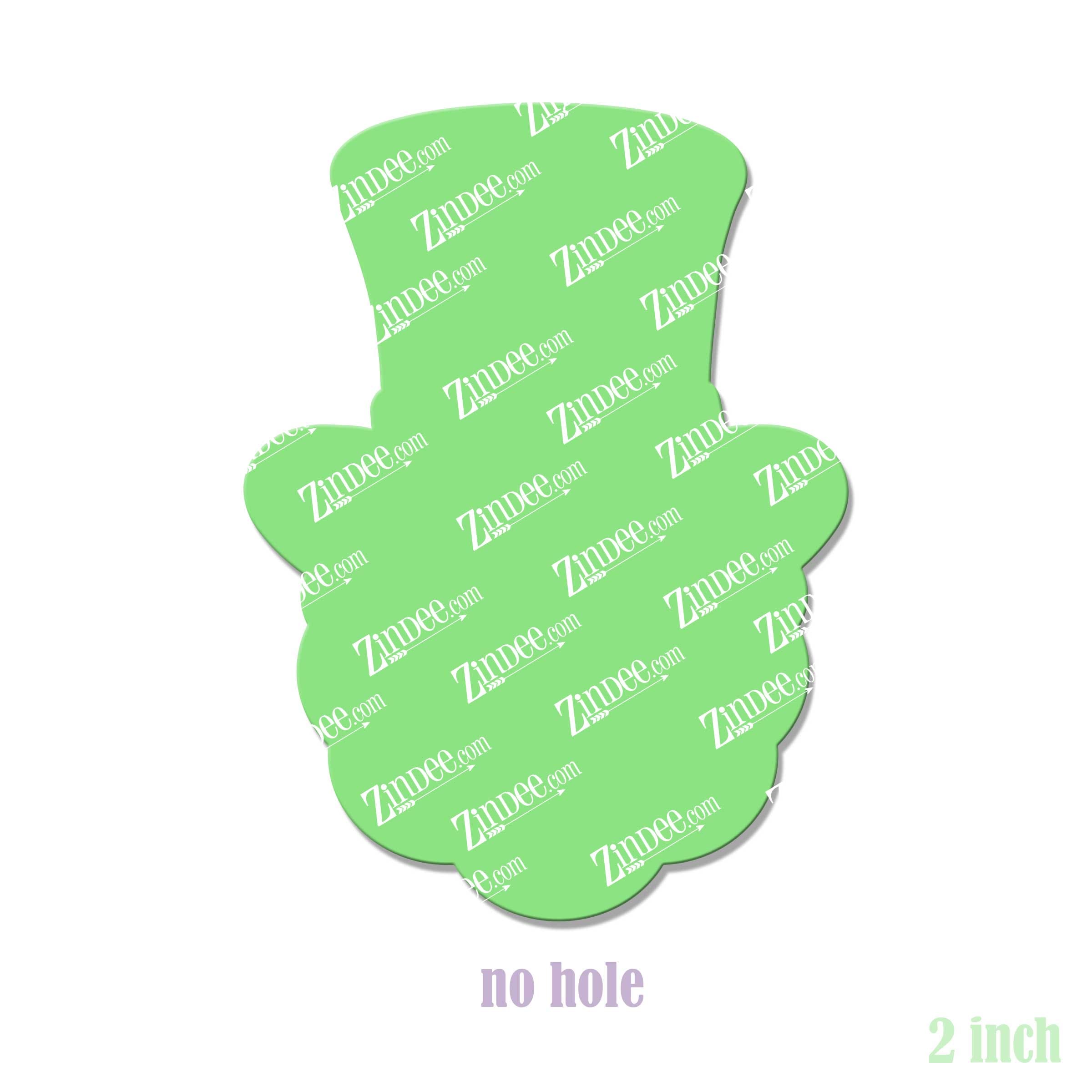 Alternative view of Leprechaun Acrylic Blank- Sticker- UV DTF (2 inch) NO HOLE