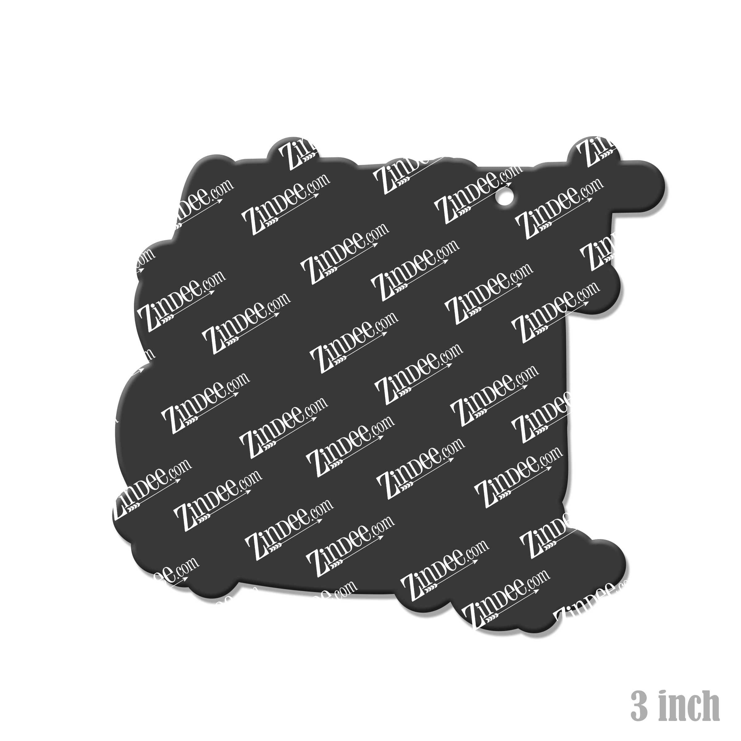 Let That Shit Go Acrylic Blank- Sticker- UV DTF (3 inch) - Image 2