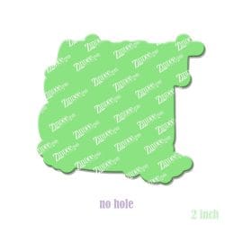 Alternative view of Let That Shit Go – Acrylic Badge Reel Blank (2") No Hole | Optional Sticker or UV DTF