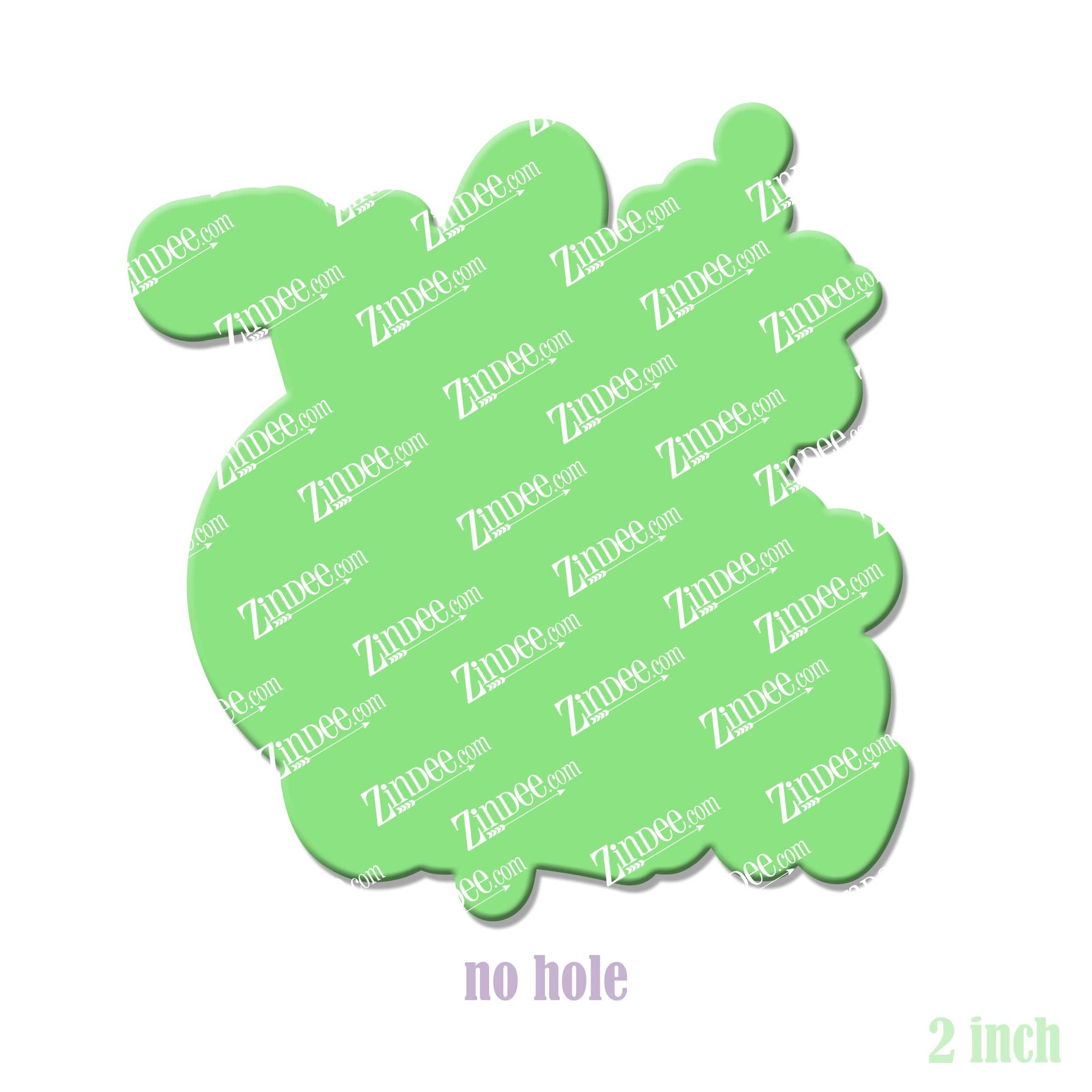 Let's Roll Wheelchair Acrylic Blank- Sticker- UV DTF (2 inch) NO HOLE - Image 2