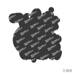 Alternative view of Let's Roll Wheelchair Acrylic Blank- Sticker- UV DTF (3 inch)