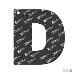 Alternative view of Letter D Acrylic Blank- Sticker- UV DTF (3 inch)
