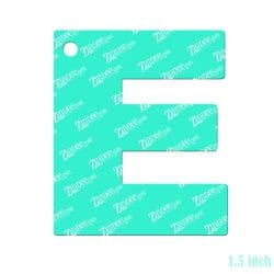 Alternative view of Letter E Acrylic Blank- Sticker- UV DTF (1.5 inch)