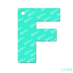 Alternative view of Letter F Acrylic Blank- Sticker- UV DTF (1.5 inch)