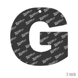 Alternative view of Letter G Acrylic Blank- Sticker- UV DTF (3 inch)