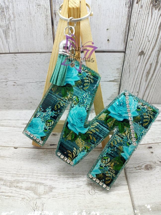 Rustic Blush and Teal Floral Wood (vinyl) - Image 20