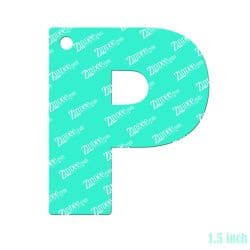 Alternative view of Letter P Acrylic Blank- Sticker- UV DTF (1.5 inch)