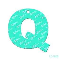 Alternative view of Letter Q Acrylic Blank- Sticker- UV DTF (1.5 inch)