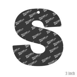 Alternative view of Letter S Acrylic Blank- Sticker- UV DTF (3 inch)
