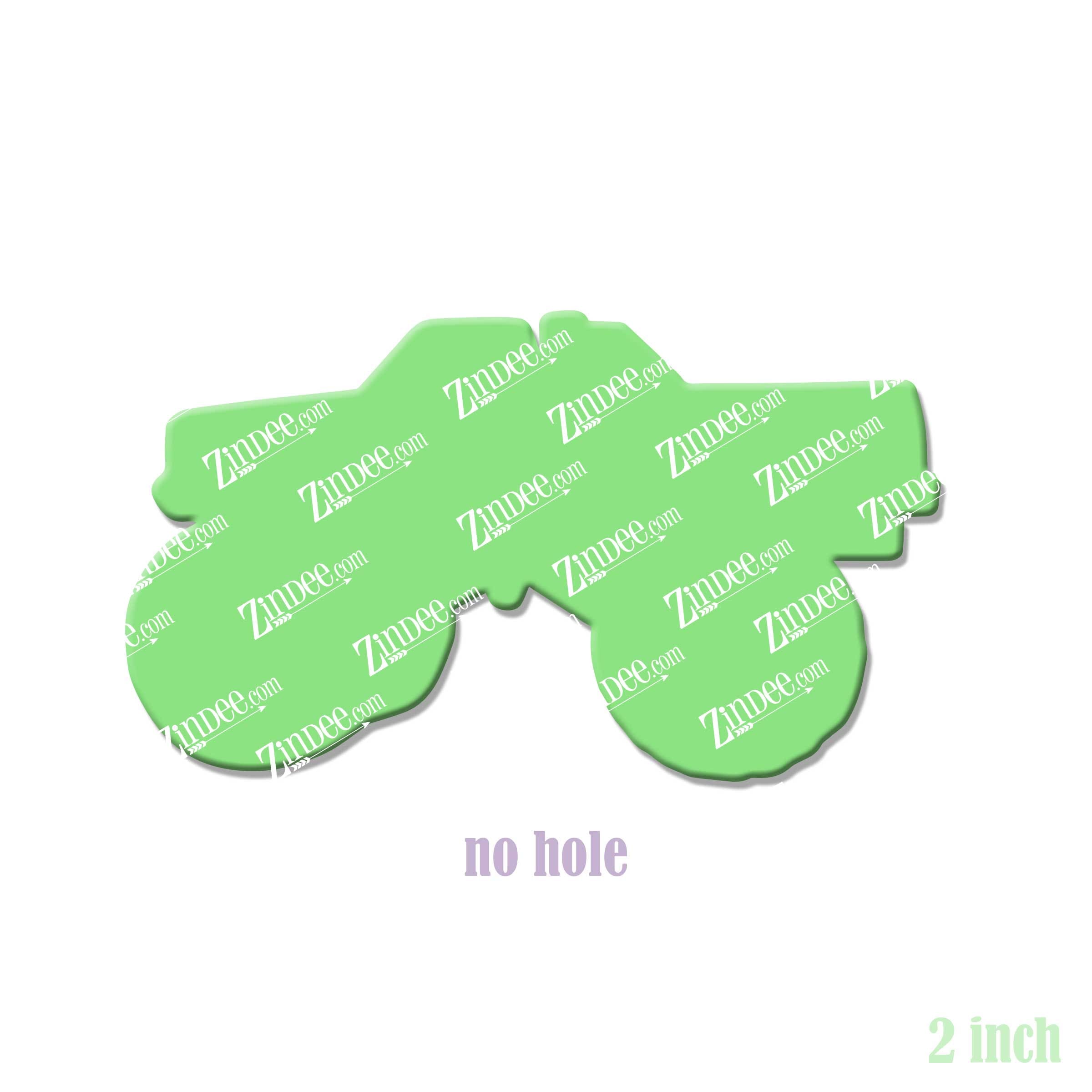 Lifted Truck acrylic blank (2 inch) NO HOLE (5 piece minimum)