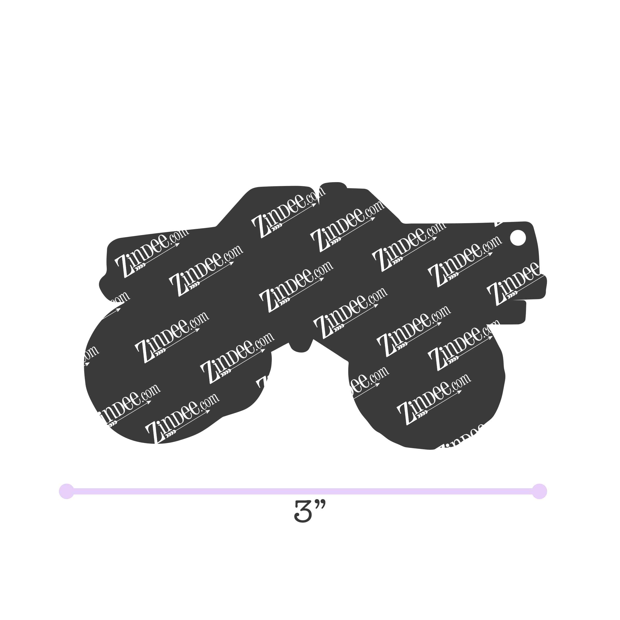 Lifted Truck acrylic blank (3 inch)