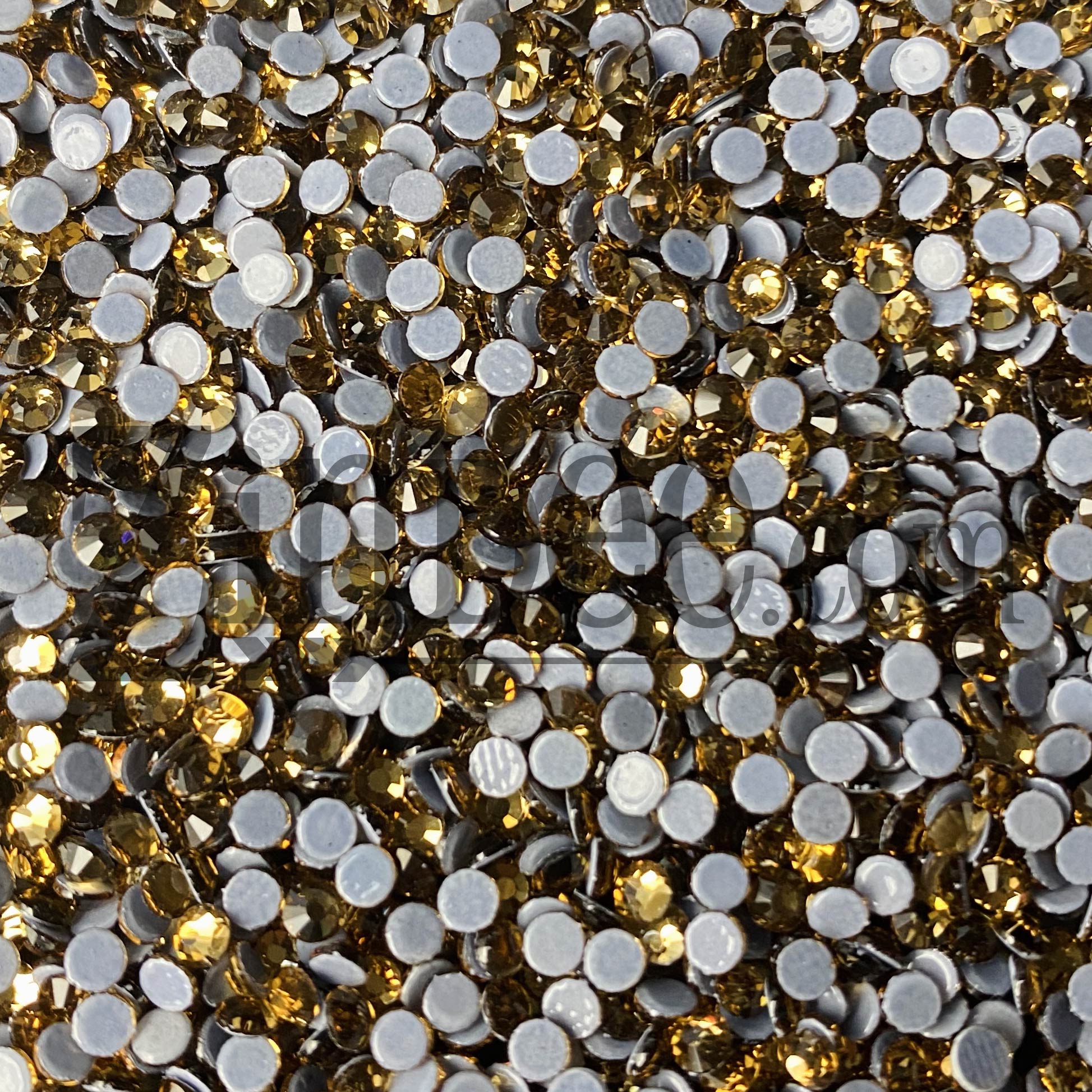 Alternative view of Light Colorado topaz Hotfix Rhinestone ss10 (machine cut) 10 Gross