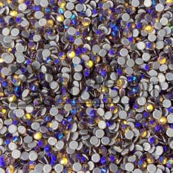 Light Colorado topaz AB Hotfix Rhinestone ss10 (machine cut) 10 Gross - Image 2