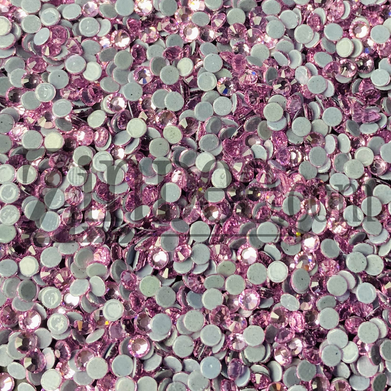 Alternative view of Light pink Hotfix Rhinestone ss10 (machine cut) 10 Gross