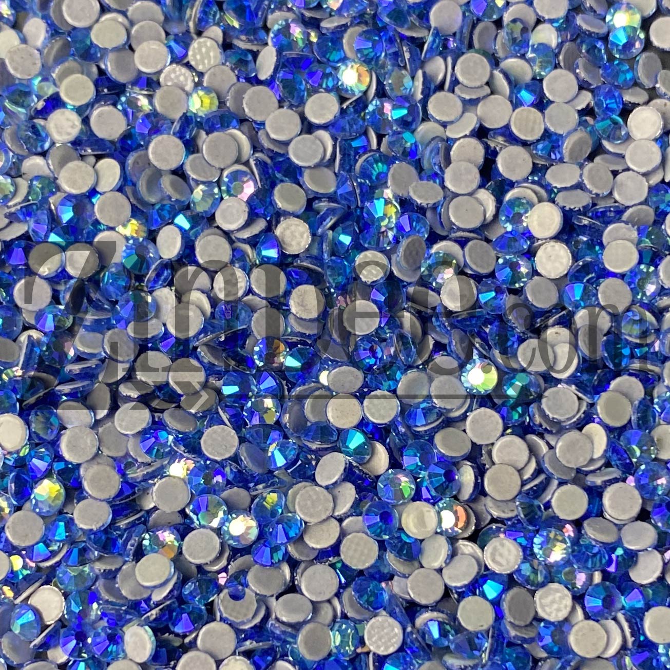 Alternative view of Light sapphire AB Hotfix Rhinestone ss10 (machine cut) 10 Gross