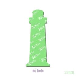 Lighthouse acrylic blank (2 inch) NO HOLE (5 piece minimum)
