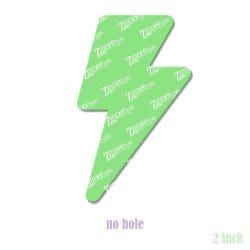 Alternative view of Lightning Pencil – Acrylic Badge Reel Blank (2") No Hole | Optional Sticker or UV DTF