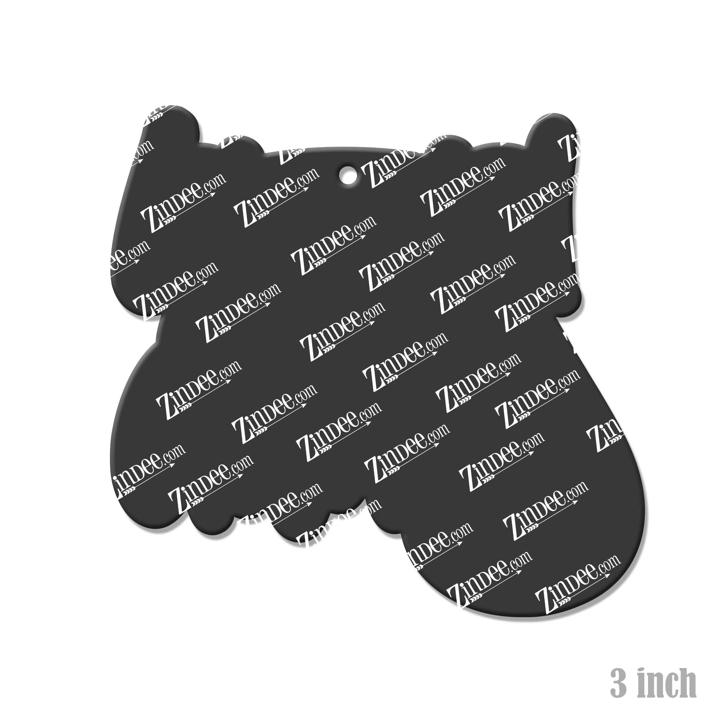 Liquid Gold Acrylic Blank- Sticker- UV DTF (3 inch) - Image 2