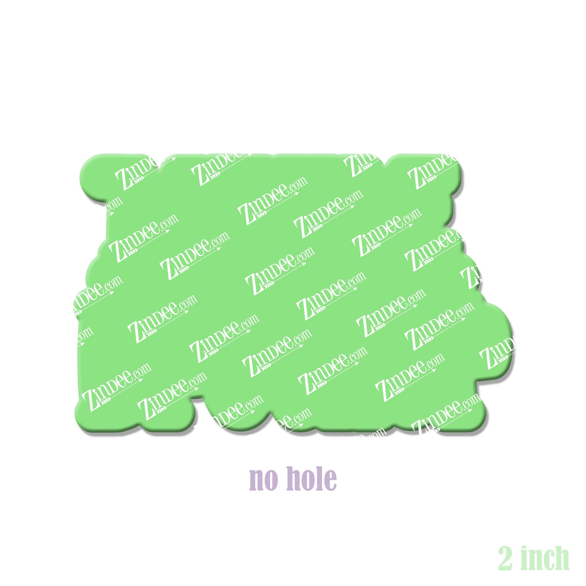 Little Brother acrylic blank (2 inch) NO HOLE (5 piece minimum)